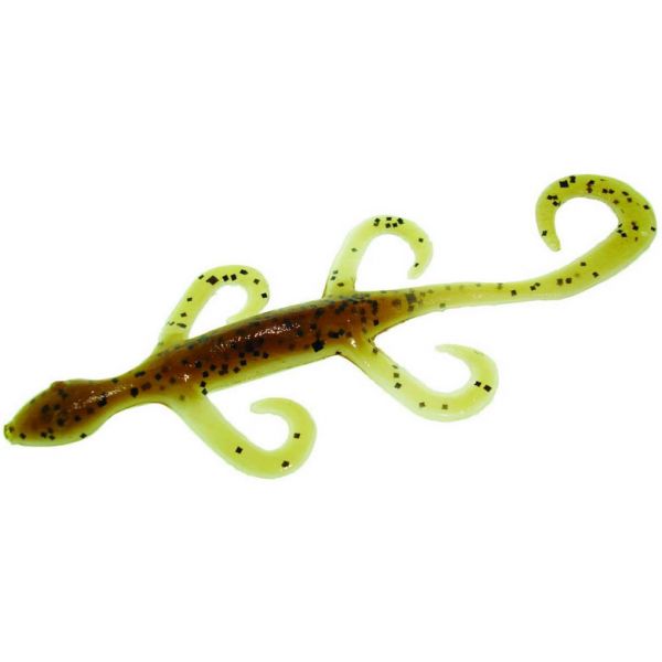 Zoom Lizard Bait - 5in - Green Pumpkin/Pearl