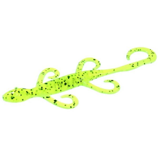 Zoom Lizard Bait - 5in - Chartreuse Pepper