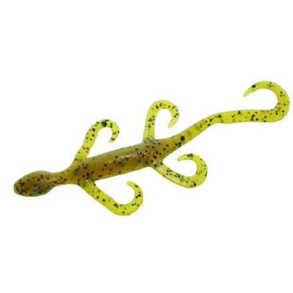 Zoom Lizard Bait - 5in - Chartreuse Pumpkin