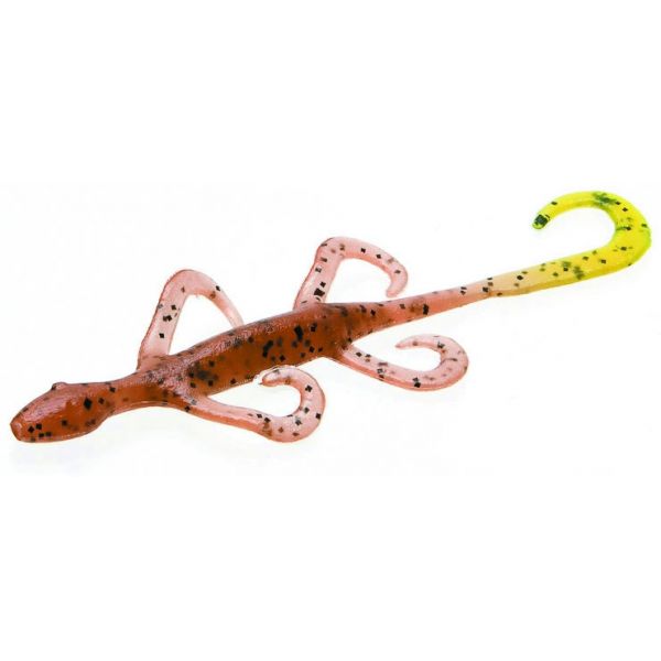 Zoom Lizard Bait - 5in - Pumpkin/Chartreuse