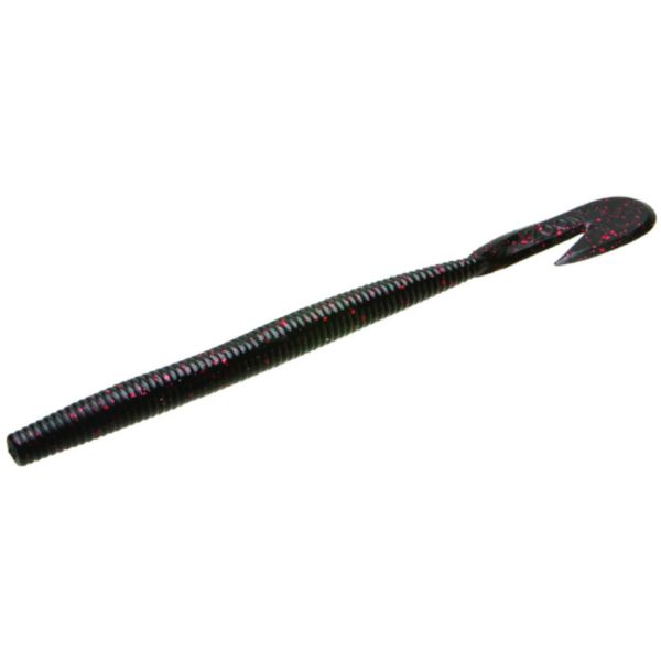 Zoom Ultra-Vibe Speed Worm - 6in - Black/Red Glitter