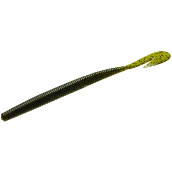 Zoom Ultra-Vibe Speed Worm - 6in - Green Pumpkin