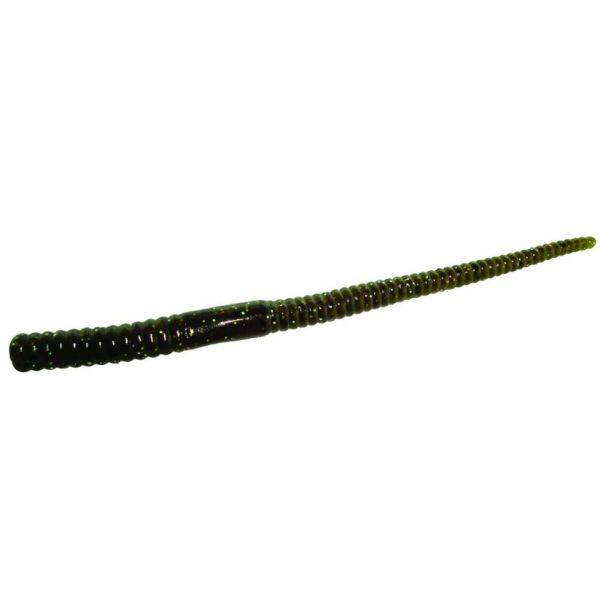 Zoom Shakey Head Worm - 5in - Green Pumpkin Magic