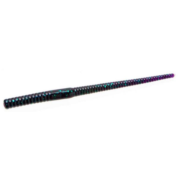 Zoom Shakey Head Worm - 5in - Junebug