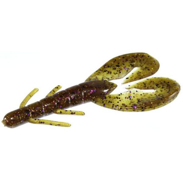 Zoom Super Speed Craw - 4in - Green Pumpkin Purple Gold