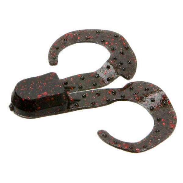 Zoom Swimmin Chunk - 3in - Black Red Glitter