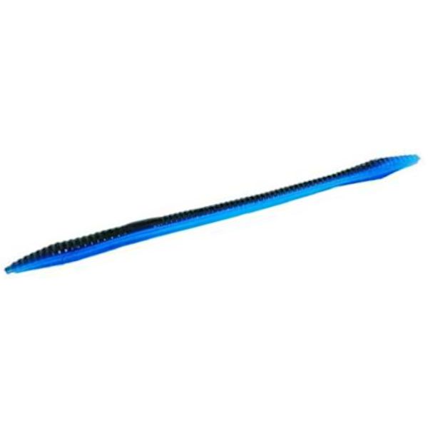 Zoom Trick Worm - 6-1/2in - Black Blue Bruizer