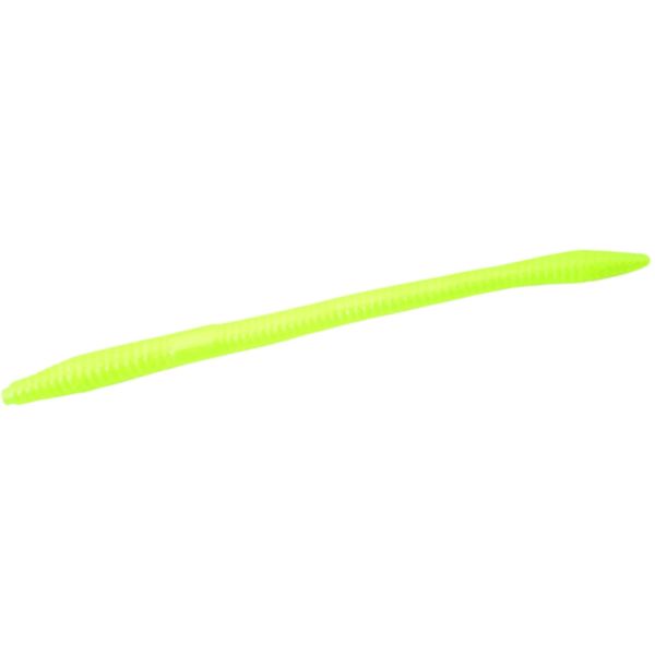 Zoom Trick Worm - 6-1/2in - Chartreuse Pearl