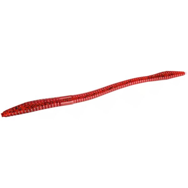 Zoom Trick Worm - 6-1/2in - Red Bug Shad