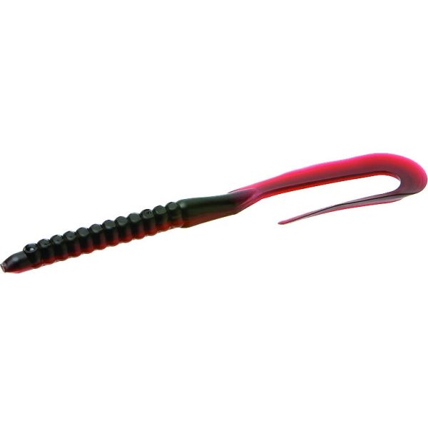 Zoom 001-161 6" U-Tail Worms Black Grape 20 Pk 14162