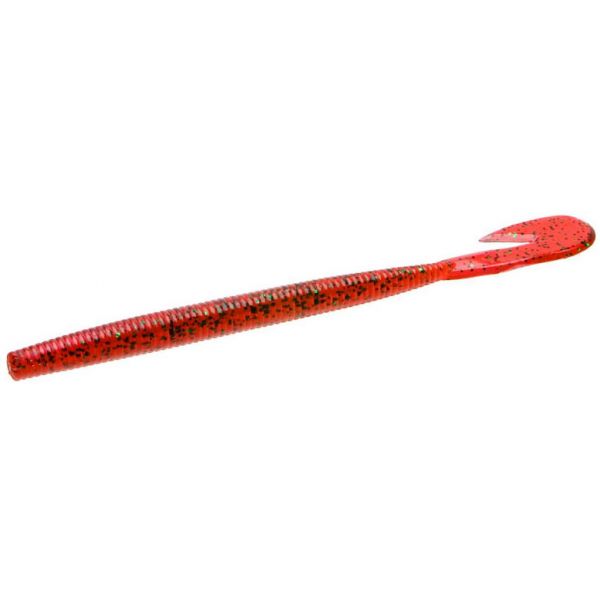 Zoom UV Speed Worm - 6in - Red Bug Shad