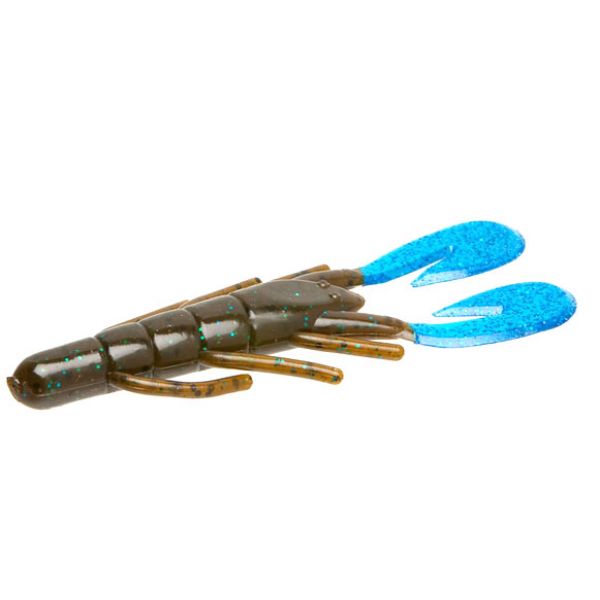 Zoom Ultra Vibe Speed Craw - Green Pumpkin Blue Claw