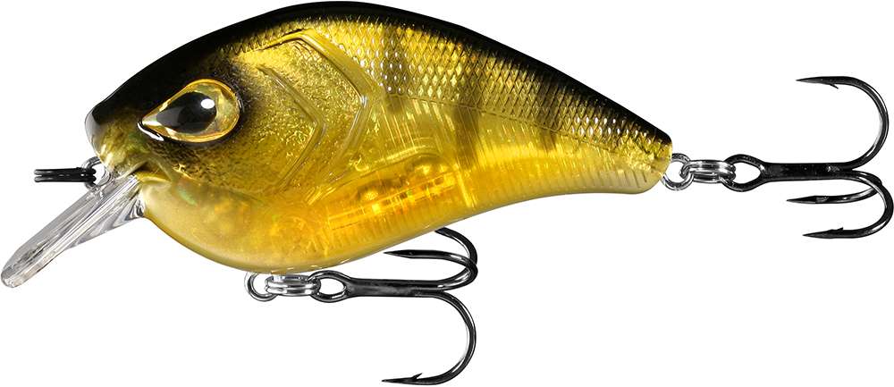 13 Fishing Flatty Daddy Crankbait - Clear Perch - TackleDirect