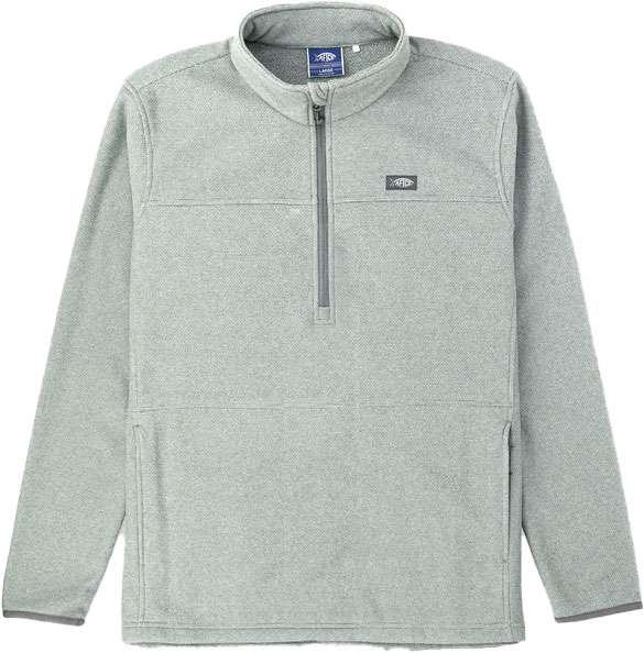 Aftco Sentinel 1/4 Zip Pullover Harbor Gray Heather M - TackleDirect