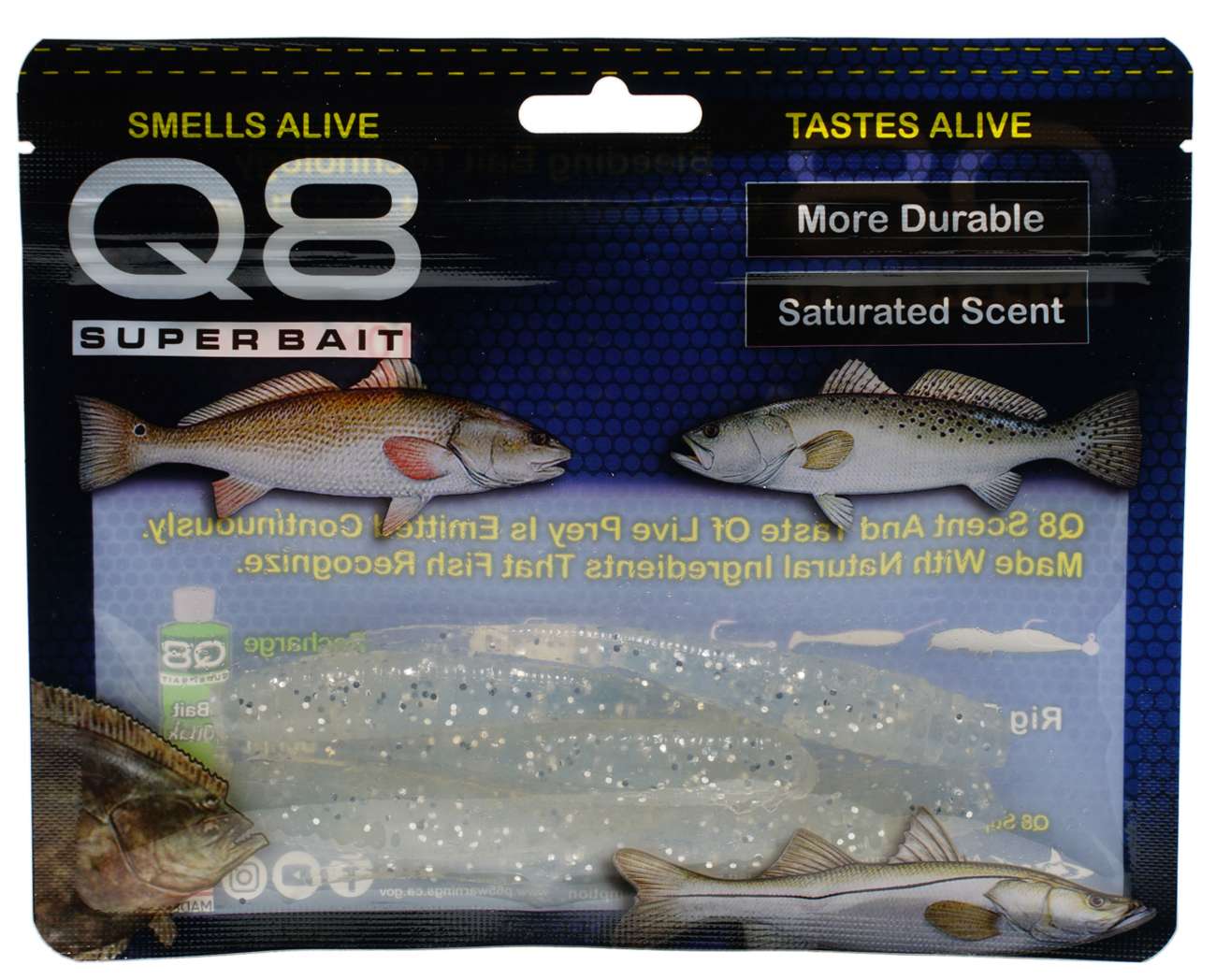 Aquatic Nutrition Q8 Bullet Jerk Baits - Pilchy Power