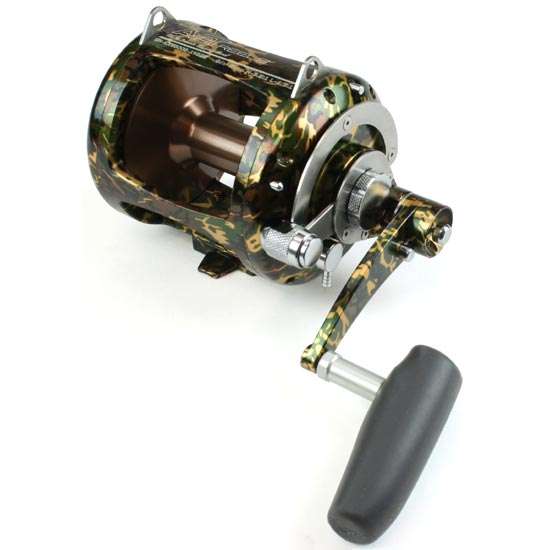 Avet EXW 50/2 Two-Speed Lever Drag Big Game Reel Green Camo