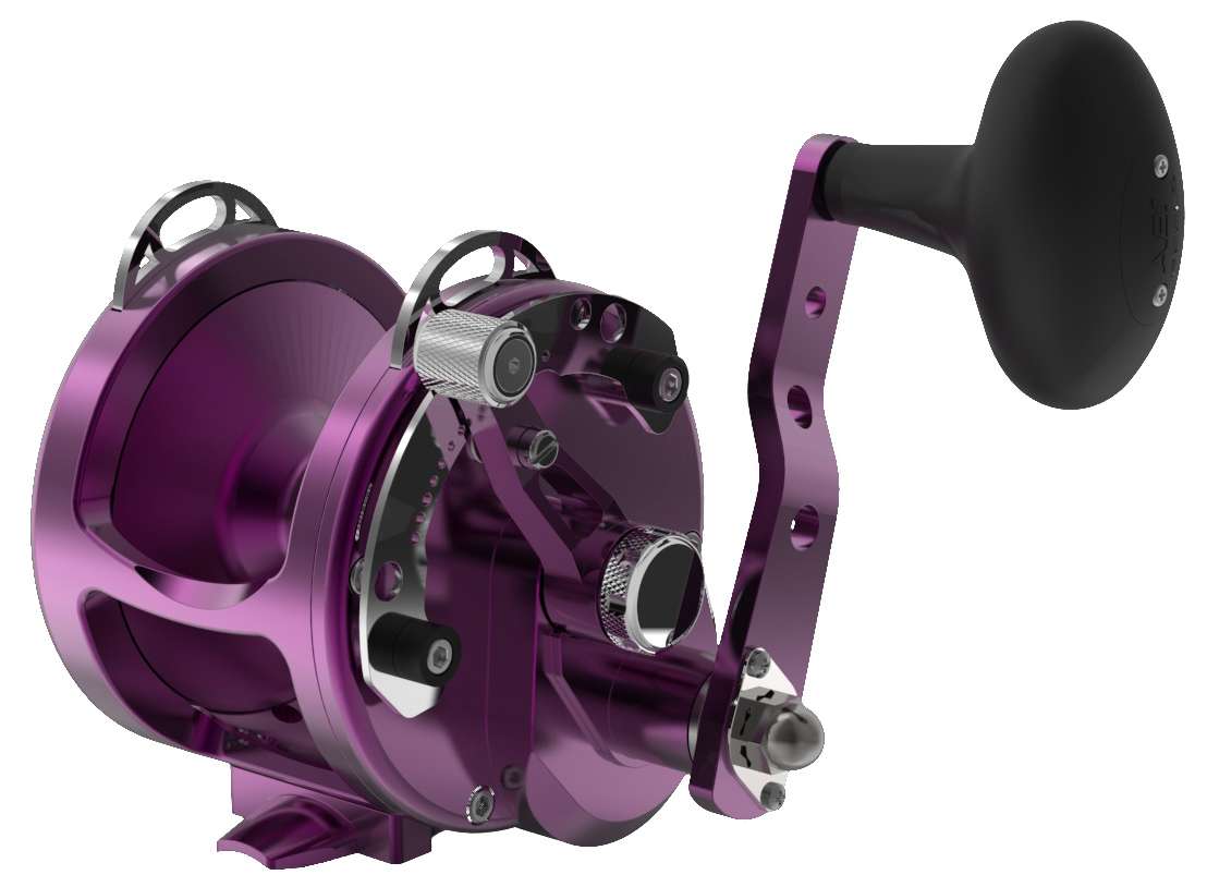 Avet HX 4.2 RH-PU Single Speed Lever Drag Reel Purple - TackleDirect