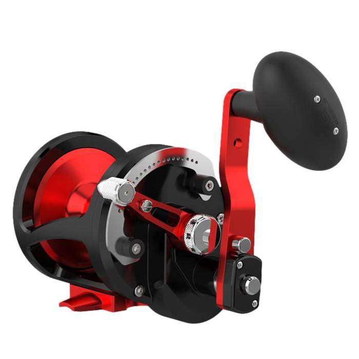 avet discount reels raptor lx Avet LX 6/3 MC Raptor Plus RH Lever Drag Conventional Reel Black/Red