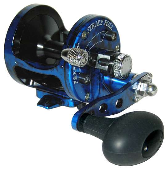 Avet MXL 5.8 MC Single Speed Lever Drag Casting Reel Blue Black Camo