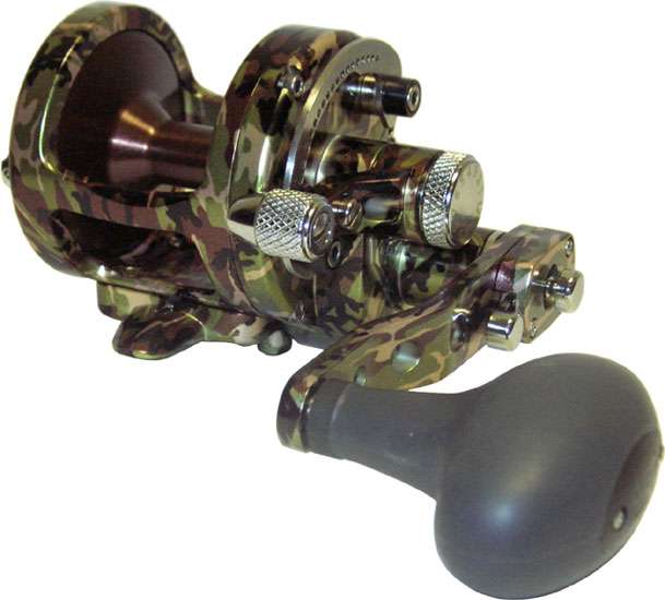 Avet SX 6 4 MC Raptor 2 Speed Lever Drag Casting Reel Green Camo