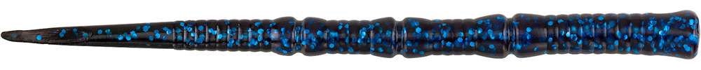 BERKLEY Powerbait Flute Worm - 4.7in - Black Blue Fleck