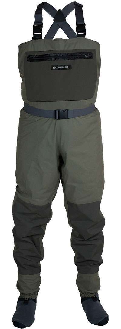 Compass360 Deadfall Breathable Stockngfoot Chest Wader | TackleDirect