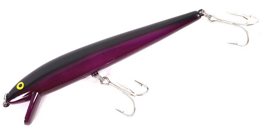 Cotton Cordell Rouge Fin Chrome Noir Dos Shallow Water Lure New 
