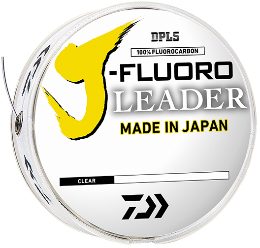 Daiwa J-Fluoro Fluorocarbon Leader - 60lb - 50yds - TackleDirect