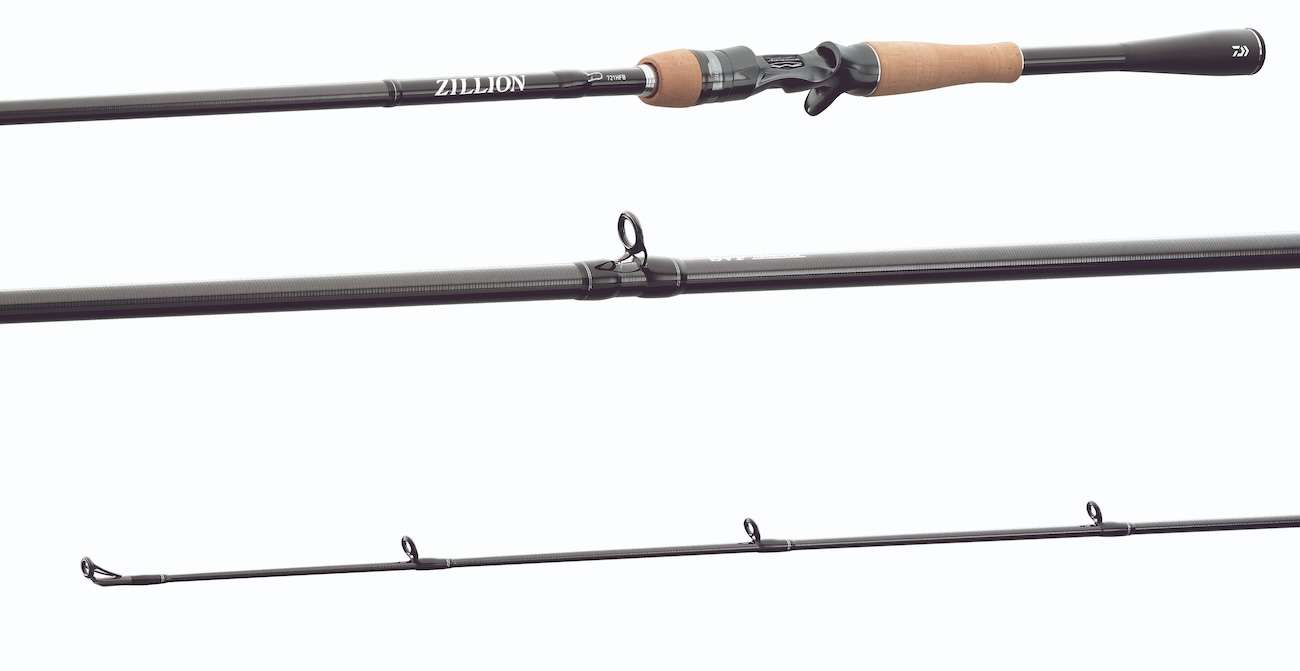 Daiwa ZLON6101MHRB-FL Zillion Series Baitcasting Rod - TackleDirect