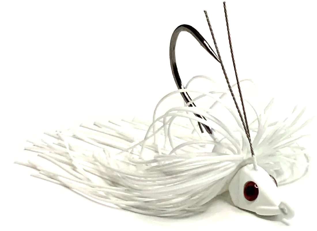 EPIC BAITS Tournament Grade Swim Jig - 1/2oz - Ghost White