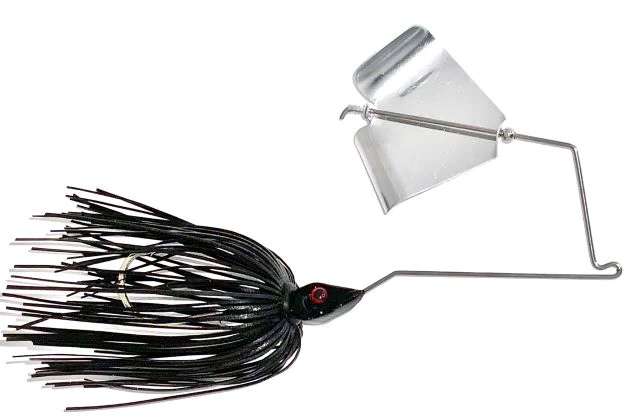 EPIC BAITS Slow Roll'r Buzzbait - 3/8oz - Black Magic GB