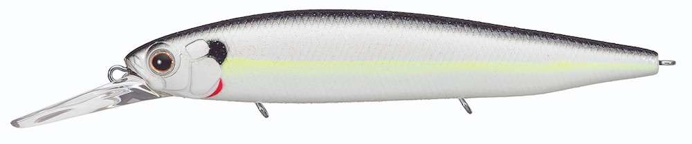 EVERGREEN FA-115 Jerkbaits - 4-1/2in - Glow Shad Duzzler