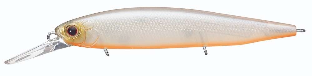 EVERGREEN FA-87 Jerkbaits - 3-3/8in - Pearl Orange Belly