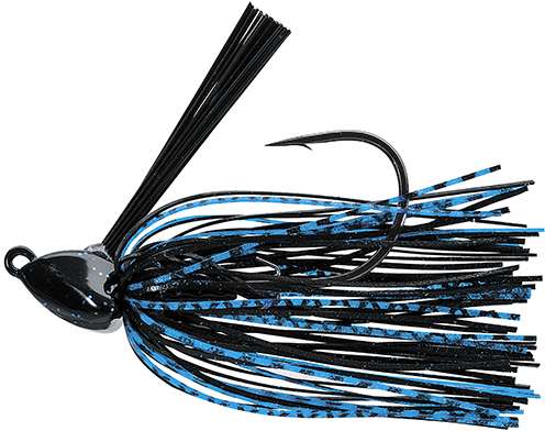 EVERGREEN Grass Ripper Swim Jig - 1/4oz - Black & Blue