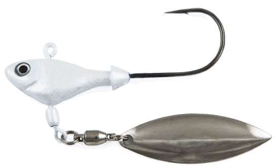 Fish Head Spin Underspin - 3/16 oz. - Pearl White - TackleDirect