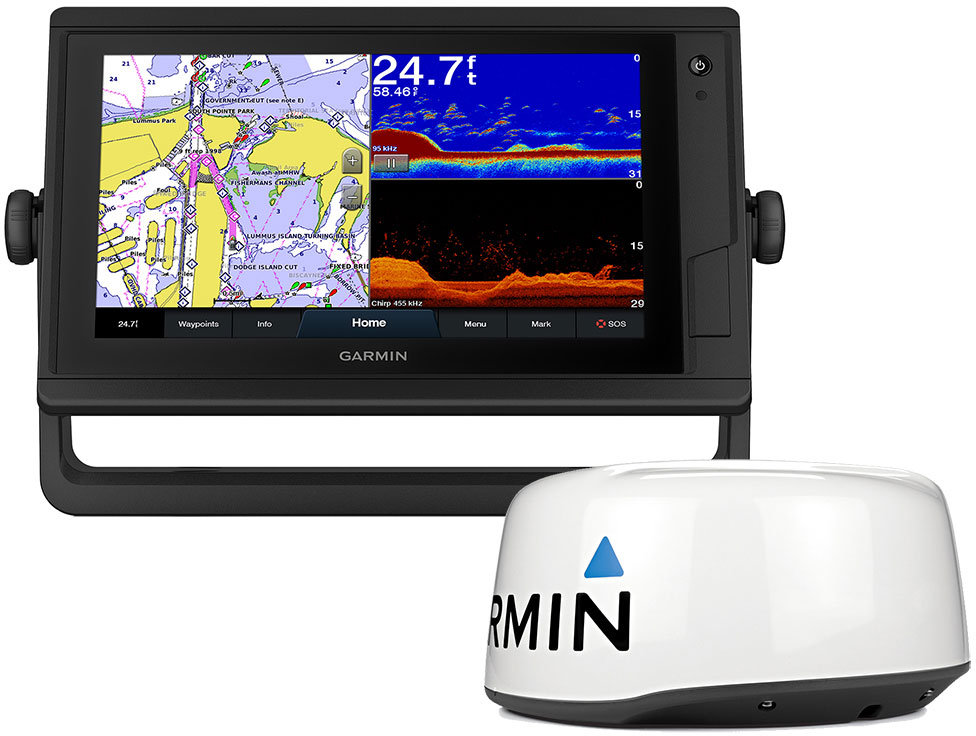 Radar Garmin Gpsmap 942Xs Touchscreen Chartplotter/Sonar with Gmr18 Hd