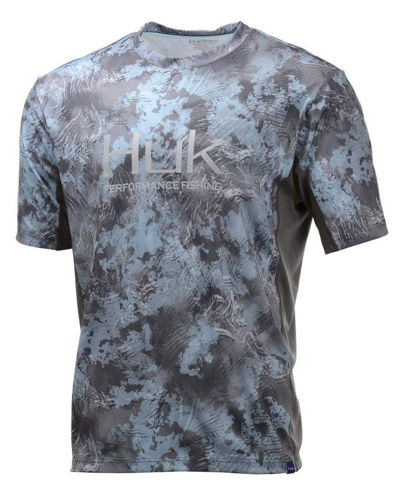 Huk Icon X Camo Short Sleeve T-Shirt - Glacier - XL