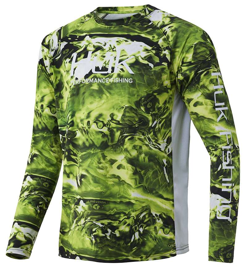 Huk Mossy Oak Pursuit Long Sleeve Shirt - Hydro Biolume - 2XL