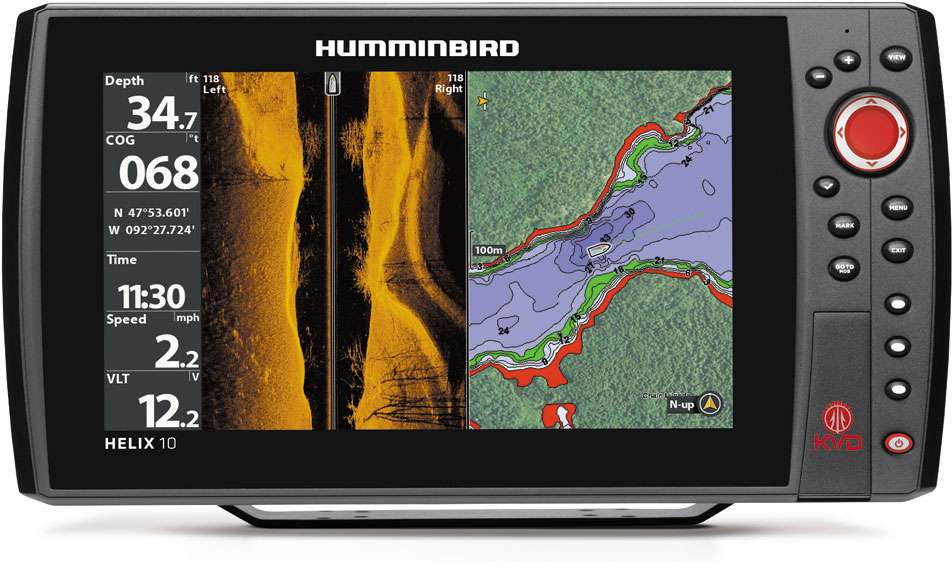Humminbird 409990-1KVD HELIX 10 SI/GPS KVD Combo - TackleDirect