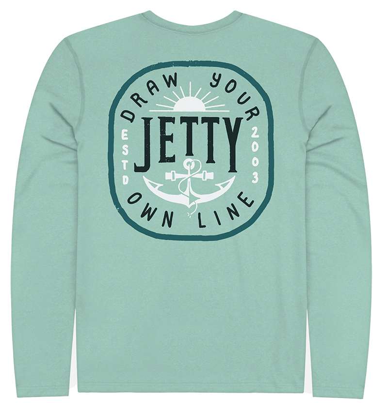 Jetty Admiralty UV Long Sleeve T-Shirt - Mint - Large - TackleDirect