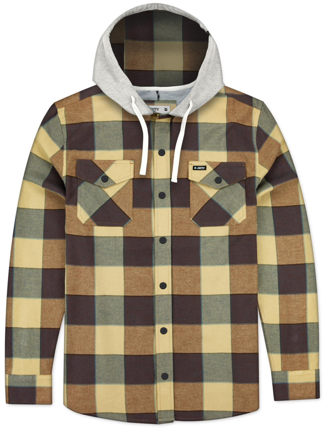 Jetty Mayfly Hooded Flannel Jackets - TackleDirect