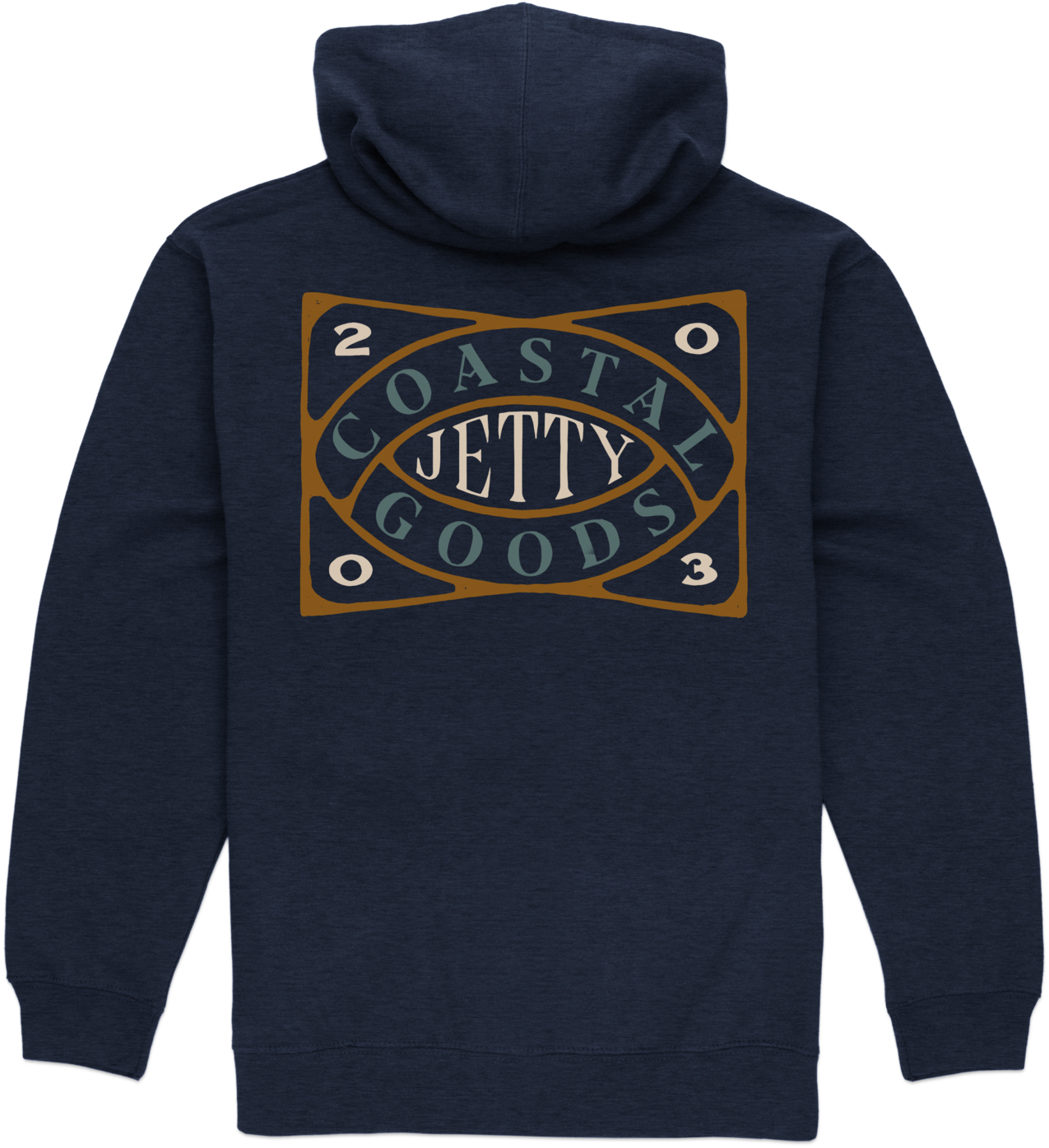 Jetty Provision Hoodie - Navy - Small - TackleDirect