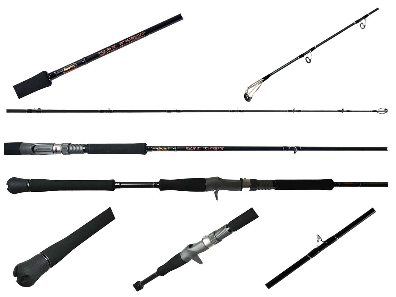 JIGGING WORLD Dark Knight Casting Rod - JW-DKC-72