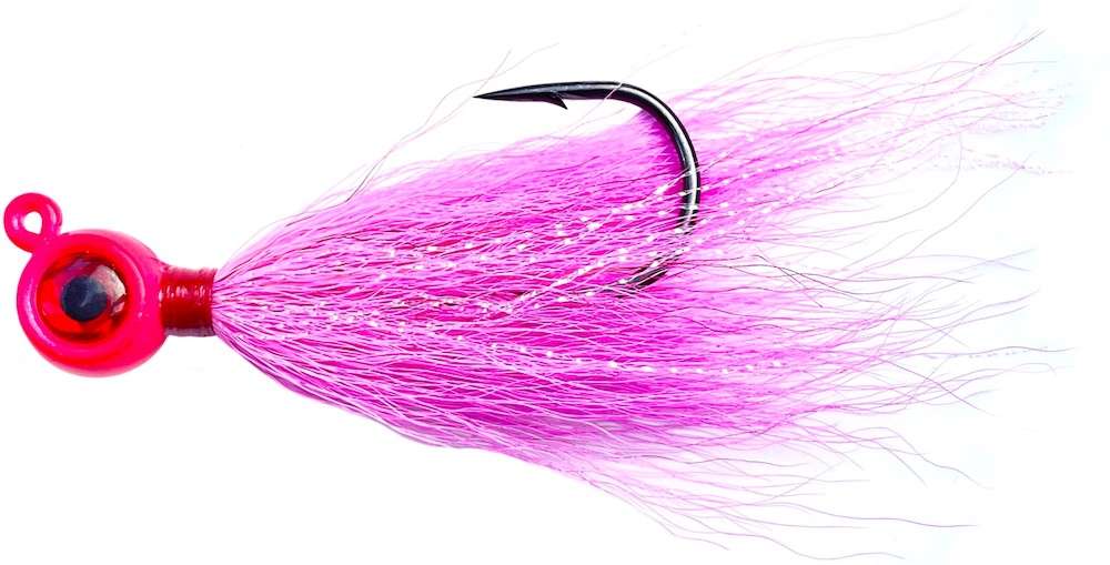 JIGGING WORLD Epoxy Teaser Jig - Bucktail - Pink