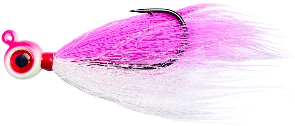 JIGGING WORLD Epoxy Teaser Jig - Bucktail - Pink Shine