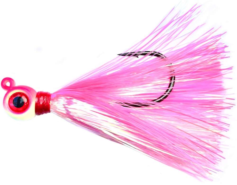 JIGGING WORLD Epoxy Teaser Jig - Mylar - Pink Shine