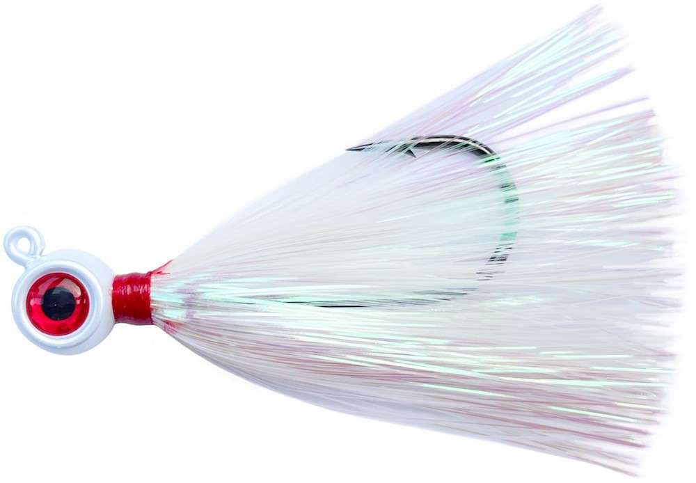 JIGGING WORLD Epoxy Teaser Jig - Mylar - White