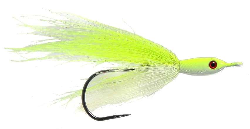 JIGGING WORLD Fluke Candy V2 Teasers - Bucktail - Chartreuse