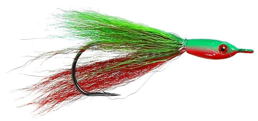 JIGGING WORLD Fluke Candy V2 Teasers - Bucktail - Nuclear Chicken