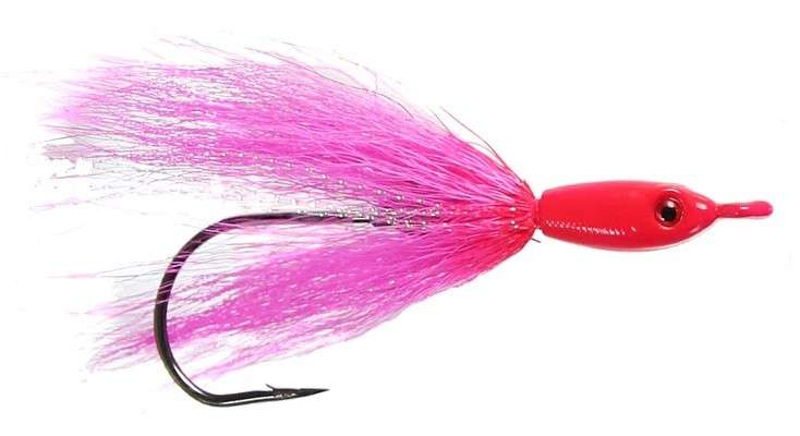 JIGGING WORLD Fluke Candy V2 Teasers - Bucktail - Pink